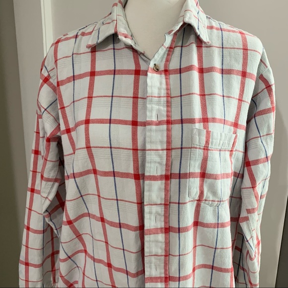 Rugged Terrain red plaid button down shirt - Picture 2 of 6
